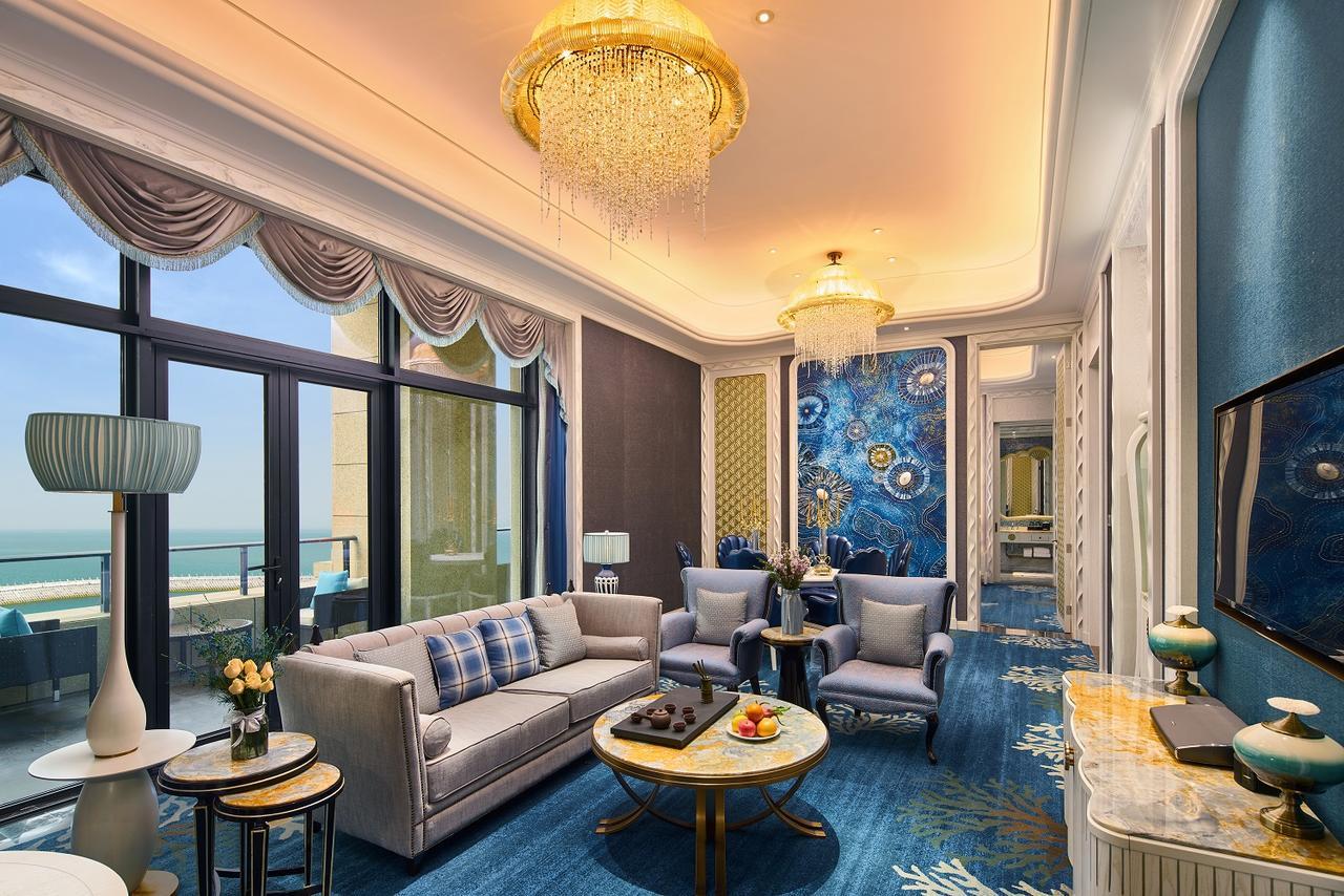 Отель Wanda Vista Qingdao Movie Metropolis Экстерьер фото