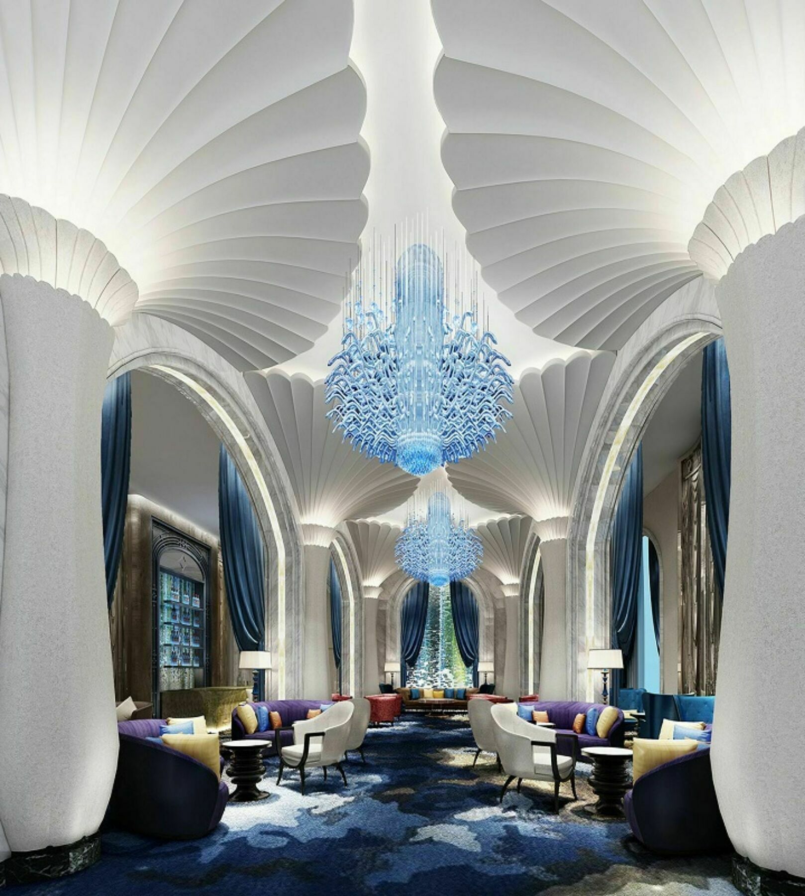 Отель Wanda Vista Qingdao Movie Metropolis Экстерьер фото